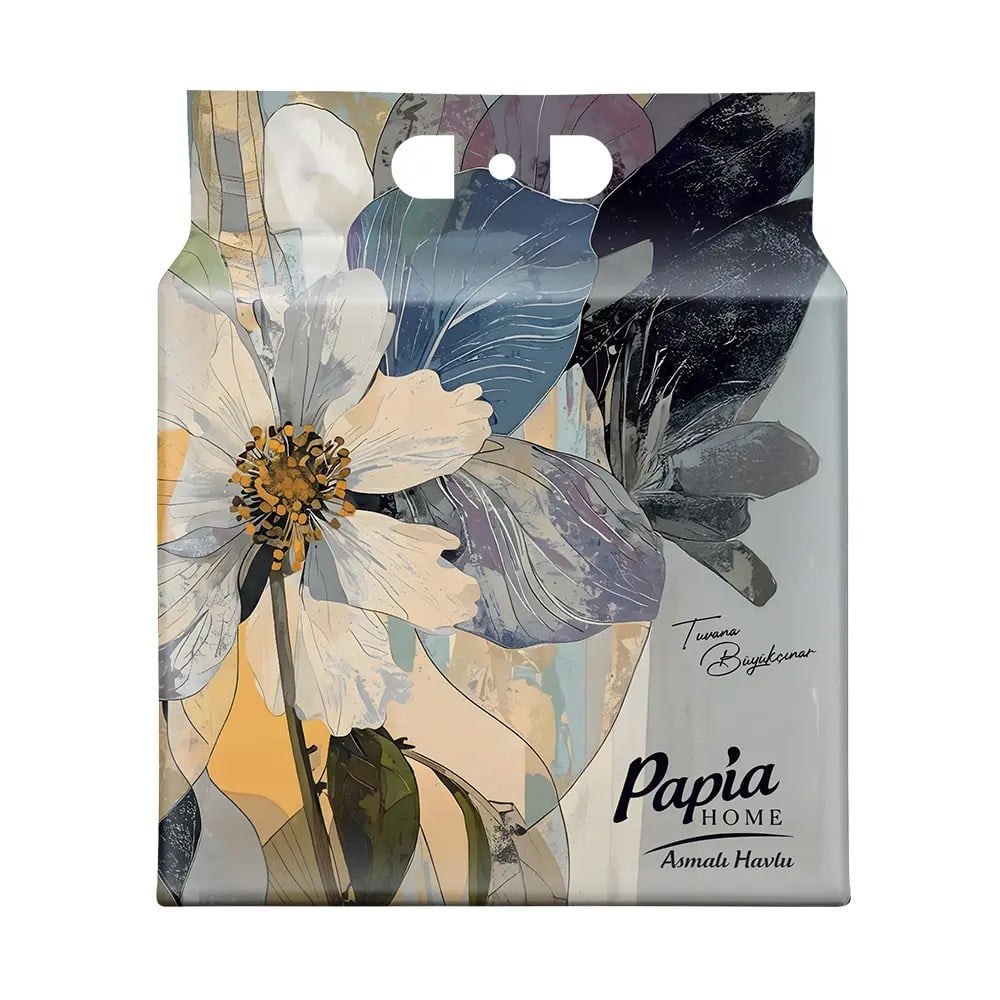 Papia Home Asmalı Havlu 750 Yaprak (3 Paket 250 Yaprak)