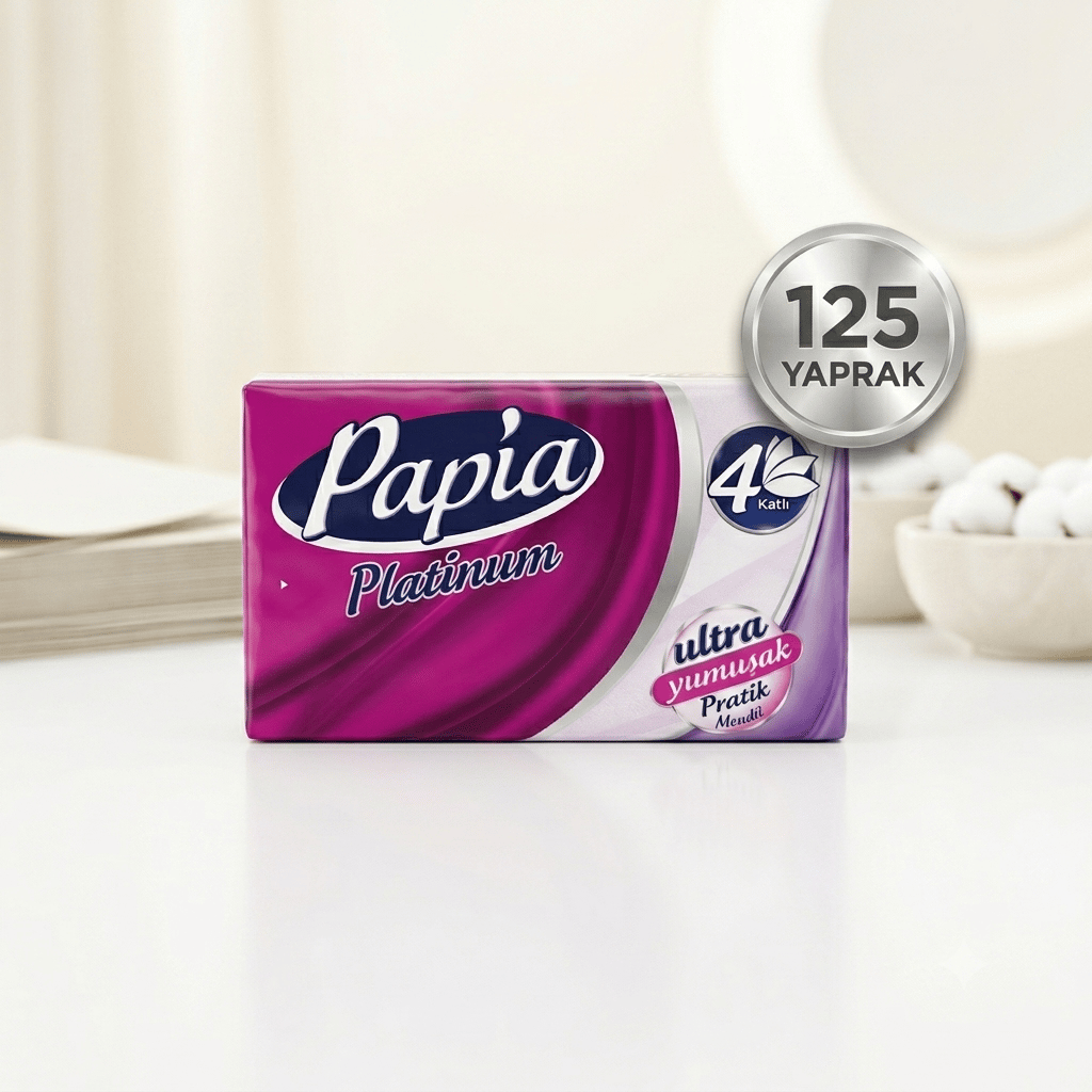 Papia Platinum Çek Al Mendil 125'li
