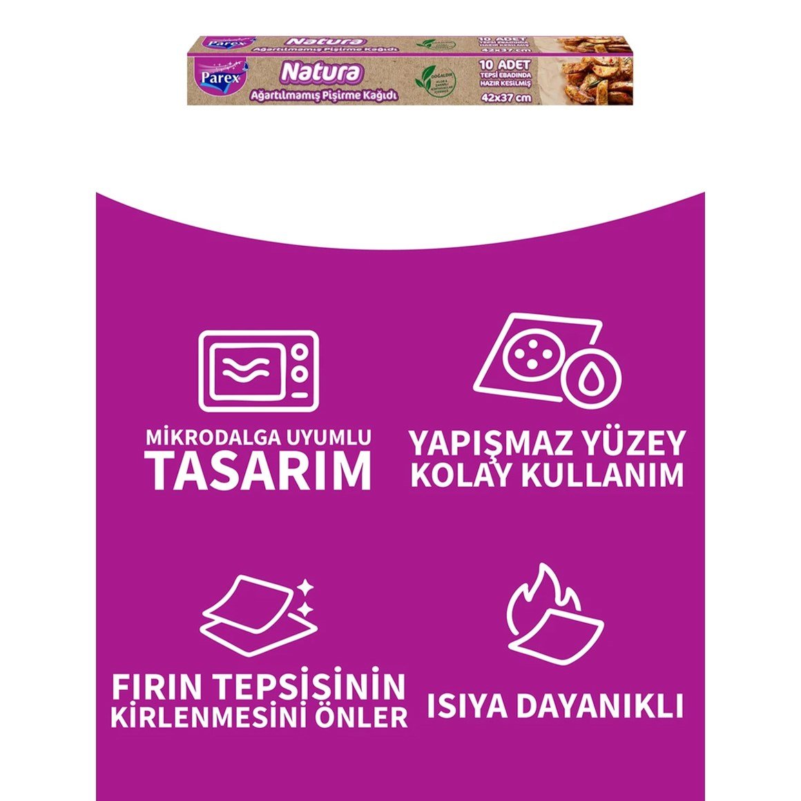 Parex Pişirme Kağıdı Natura 10'lu