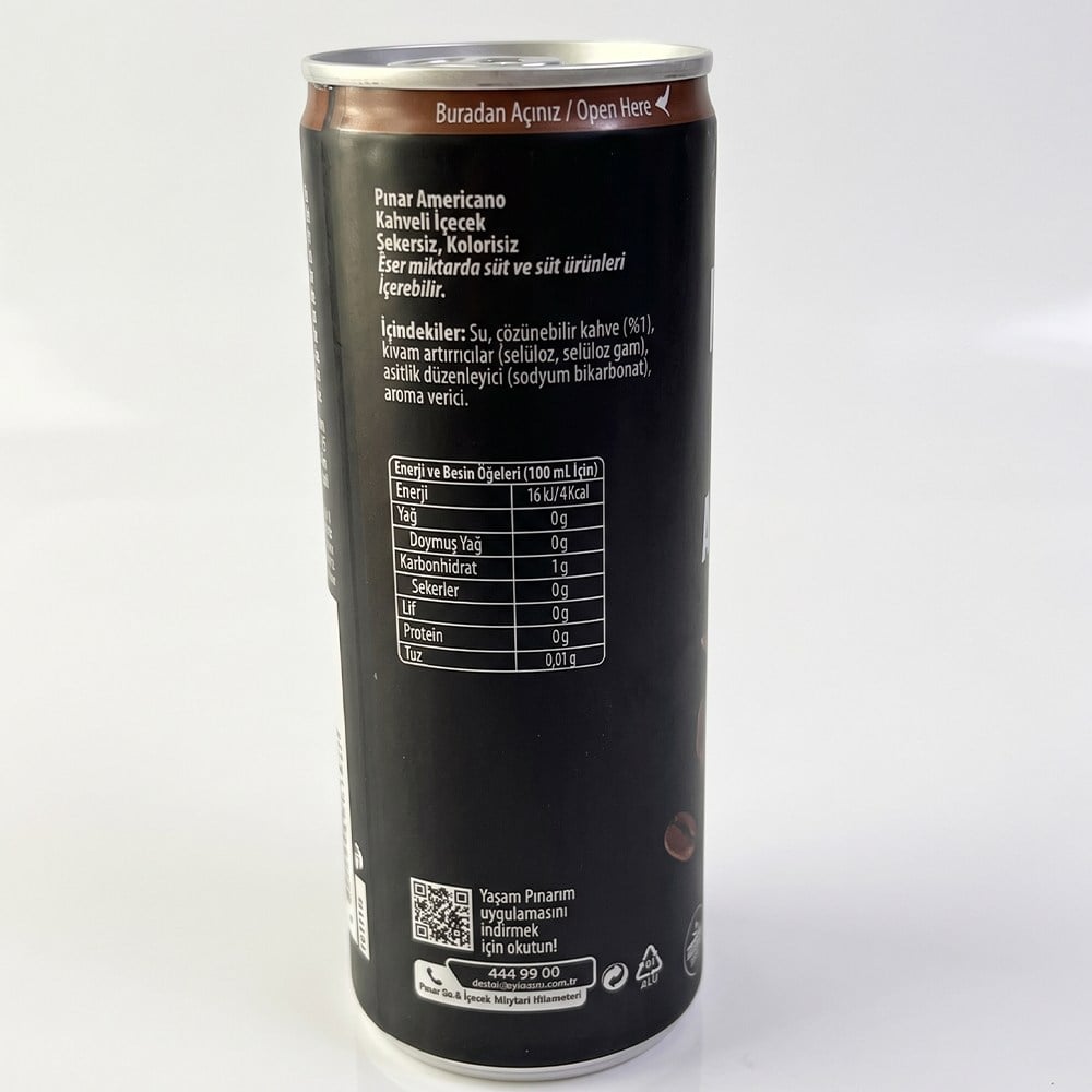 Pınar Americano Soğuk Kahve 250 ml
