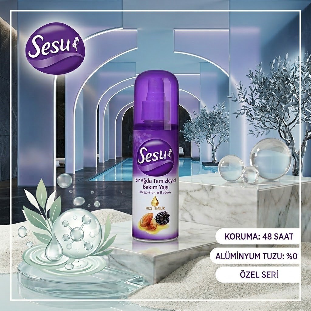 Sesu Ağda Temizleyici Bakım Yağı 150 ml