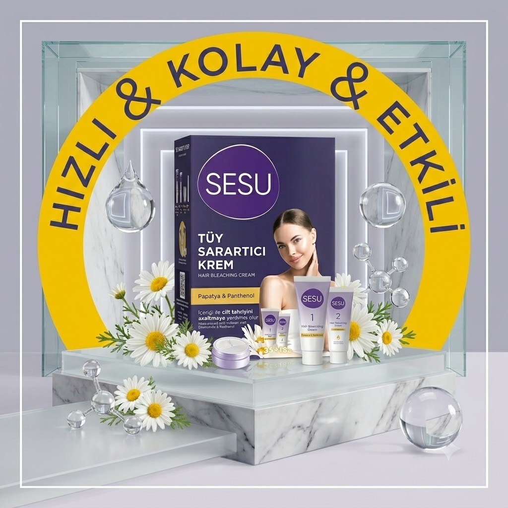 Sesu Tüy Sarartıcı Krem 35 gr + 18 gr