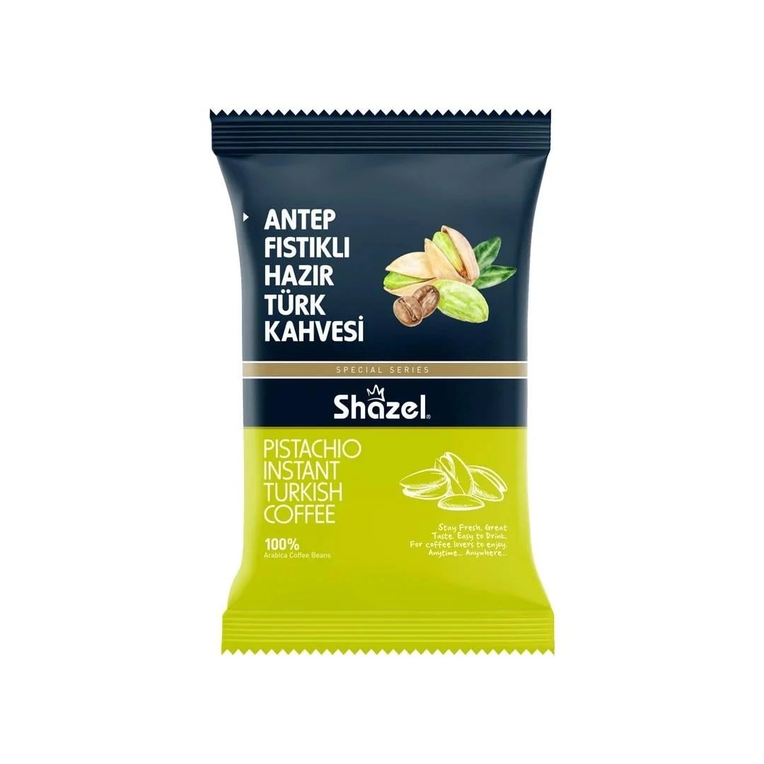 Shazel Antep Fıstıklı Hazır Türk Kahvesi - 100 gr