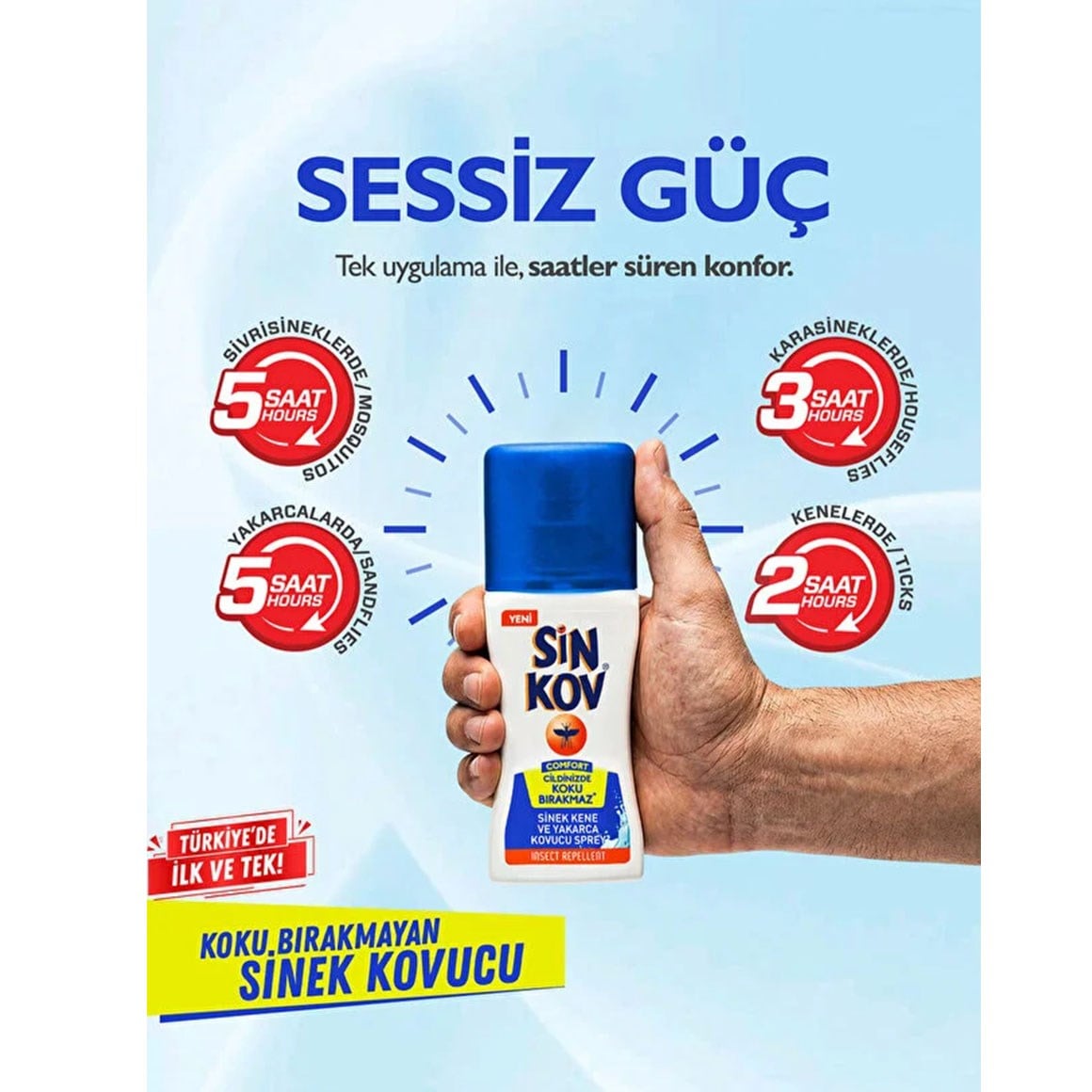 Sinkov Comfort Sinek Kene Yakarca Kovucu Sprey 100ml