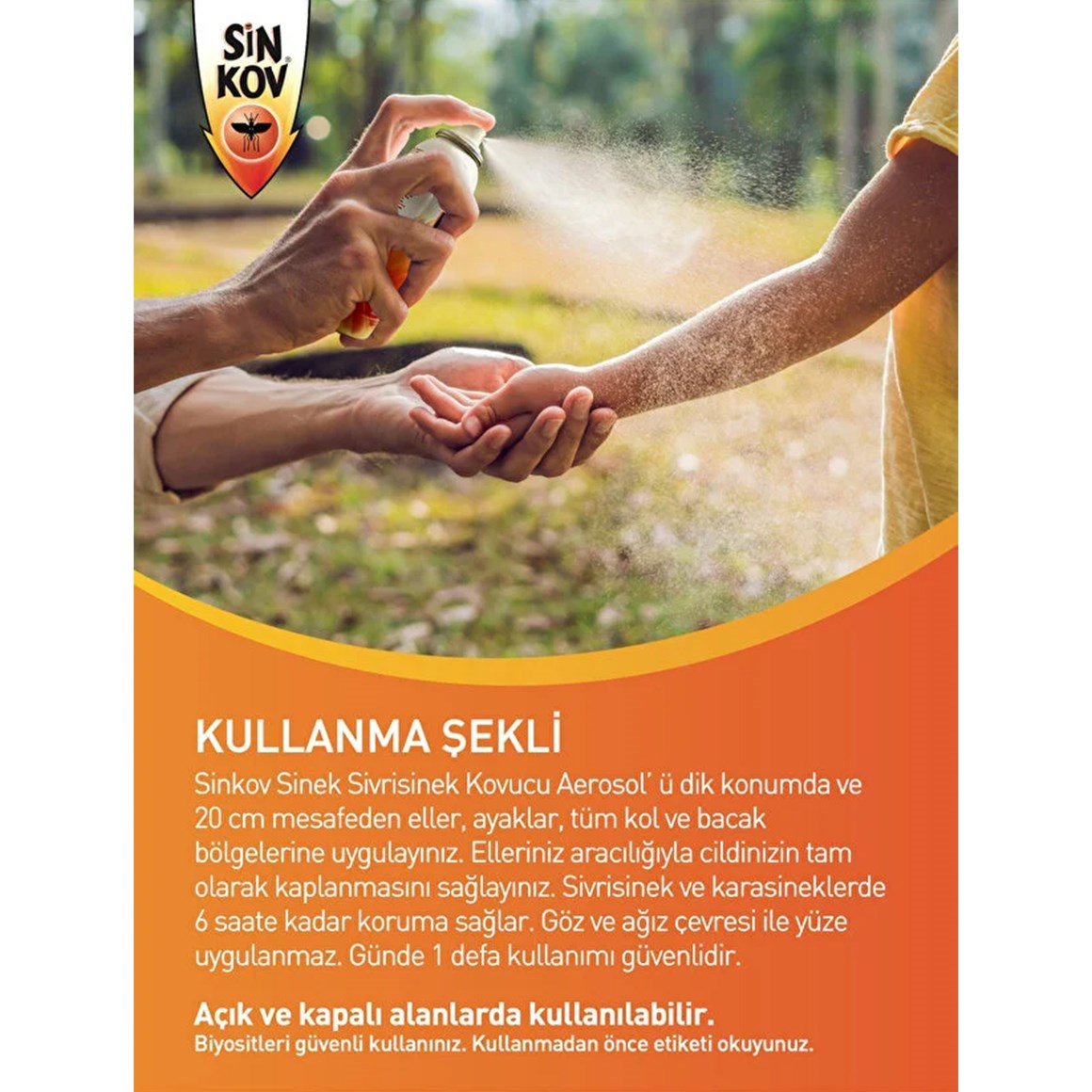 Sinkov Kene Ve Yakarca Kovucu Aerosol Sprey 100 Ml