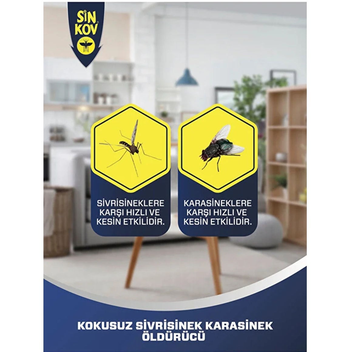 Sinkov Sivrisinek Karasinek Öldürücü  Aerosol Sprey 300 Ml