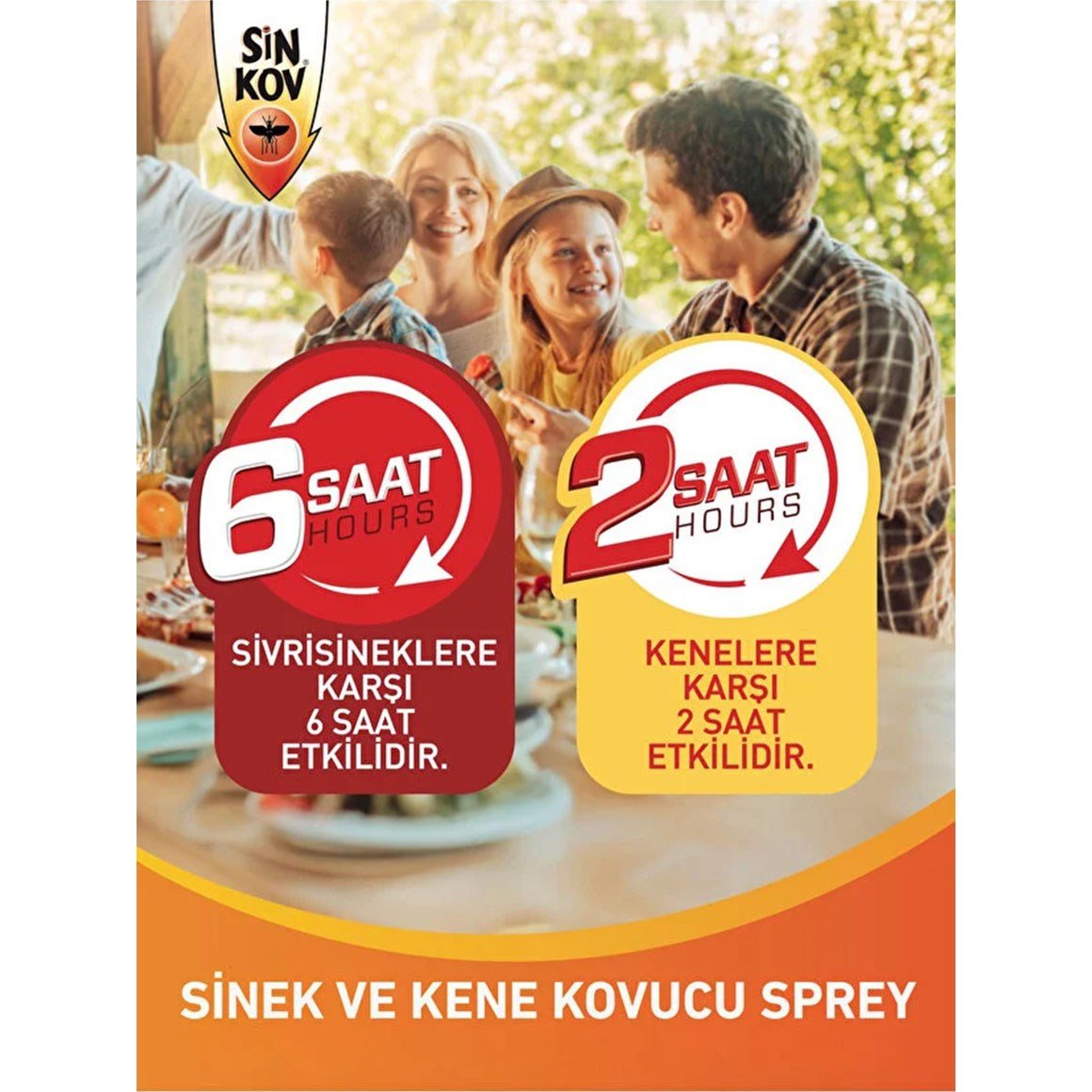 Sinkov Sivrisinek ve Kene Kovucu Sprey Losyon 100 ml