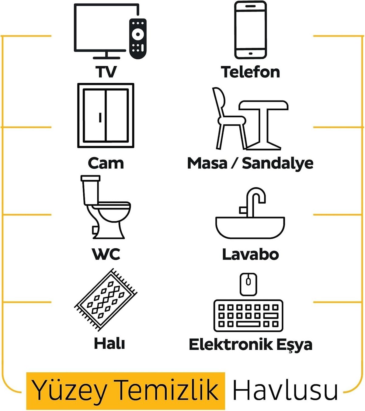 Sleepy Easy Clean Premium Arap Sabunu Katkılı Yüzey Temizlik Havlusu Mendili 12x100 (1200 Yaprak)