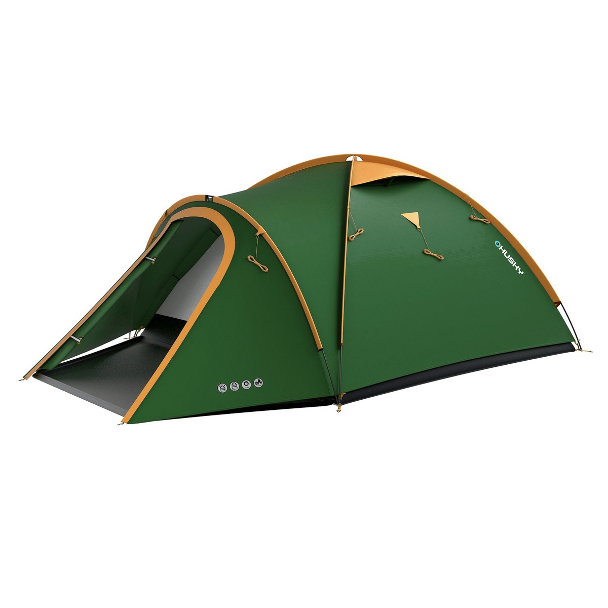 HUSKY Bizon Classic 3 Kişilik Çadır (Yeşil)