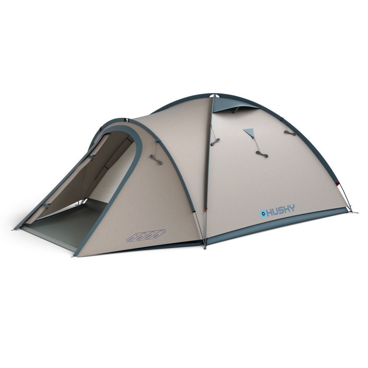 HUSKY Bizon Classic 4 Kişilik Çadır (Açık Gri) | Husky Outdoor Türkiye