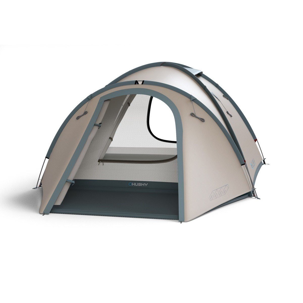 HUSKY Bizon Classic 4 Kişilik Çadır (Açık Gri) | Husky Outdoor Türkiye