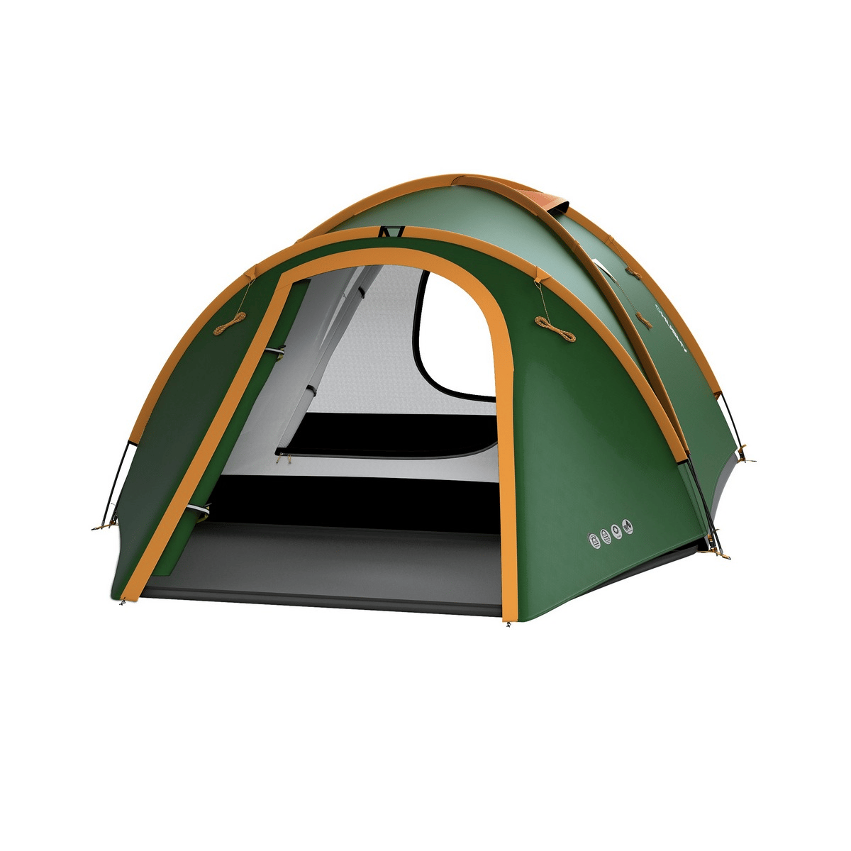 HUSKY Bizon Classic 4 Kişilik Çadır (Yeşil)