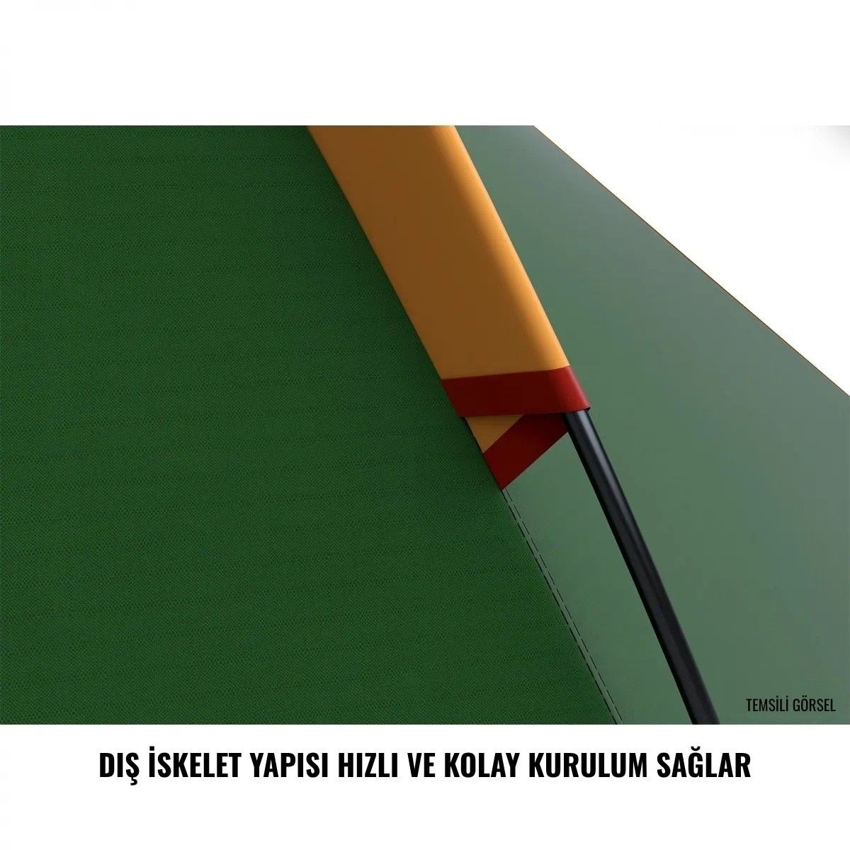 HUSKY Bizon Classic 4 Kişilik Çadır (Yeşil)