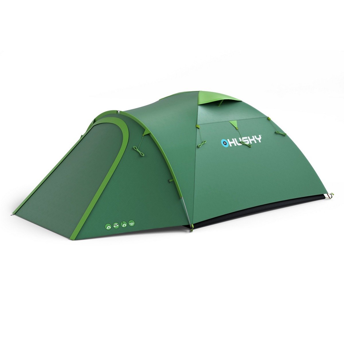 HUSKY Bizon Plus 3 Kişilik Çadır (Yeşil)