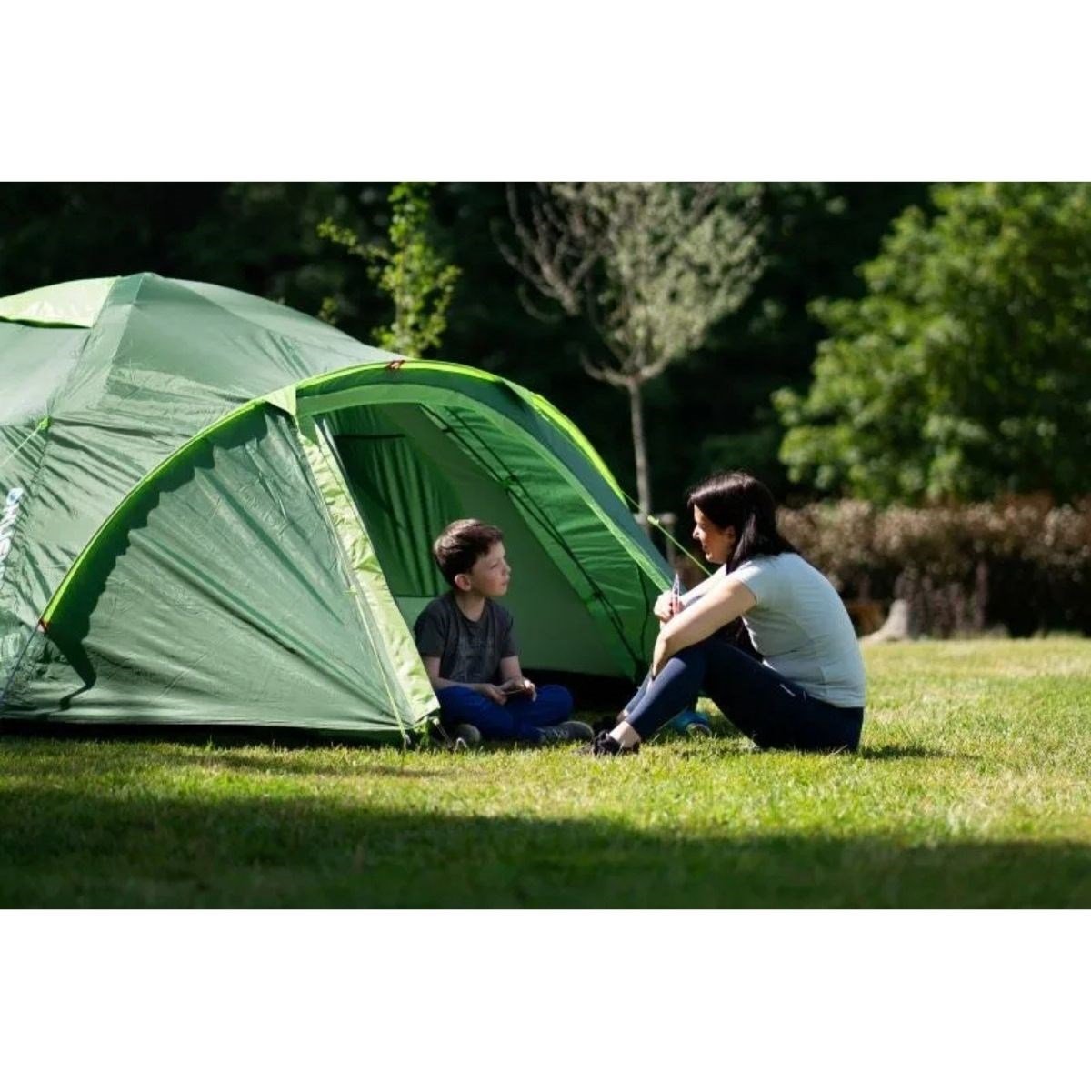 HUSKY Bizon Plus 4 Kişilik Çadır (Yeşil) | Husky Outdoor Türkiye