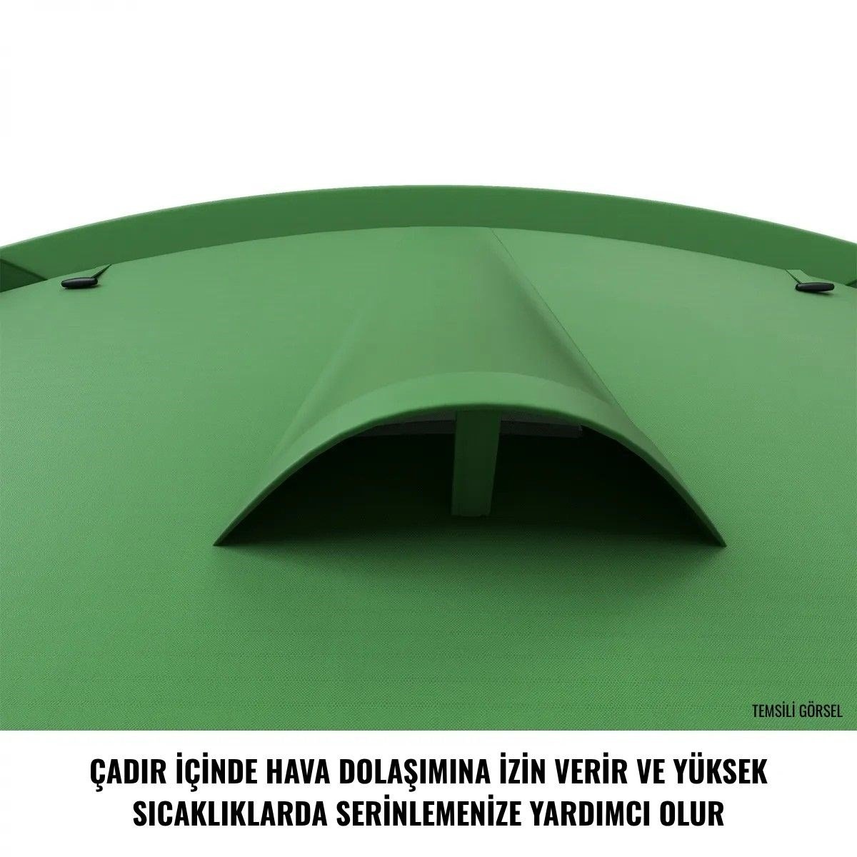 HUSKY BOSTON DURAL 4 KİŞİLİK ÇADIR (YEŞİL)