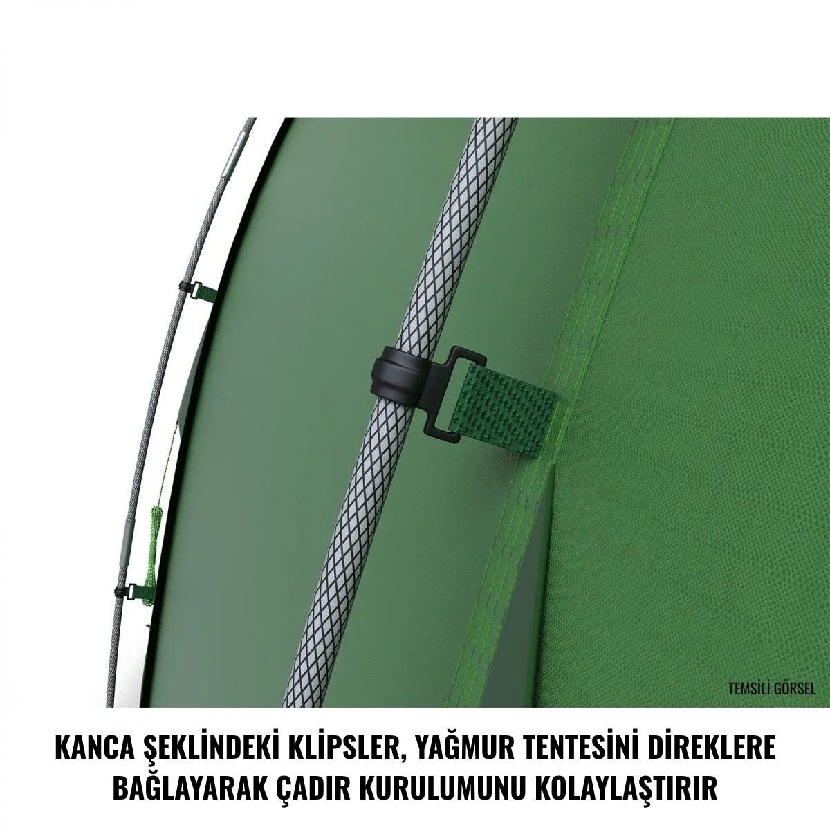 HUSKY BOSTON DURAL 5 KİŞİLİK ÇADIR (YEŞİL)