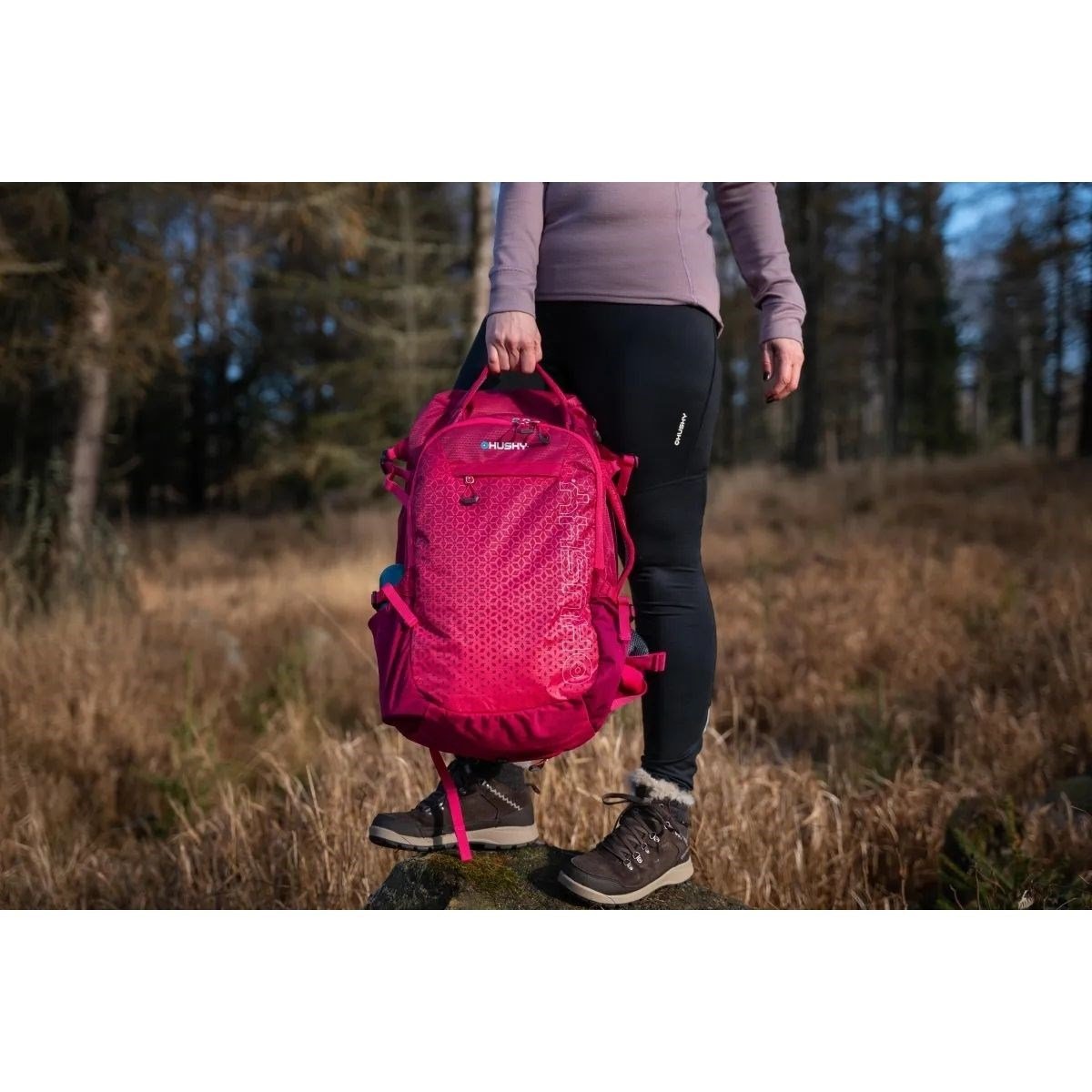 HUSKY Campus 30 LT Sırt Çantası (Macenta) | Husky Outdoor Türkiye