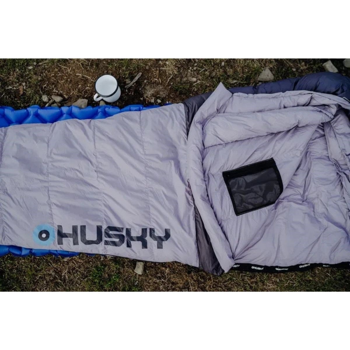 HUSKY DINIS LADIES -10C KUŞ TÜYÜ UYKU TULUMU (MAVİ/PEMBE)