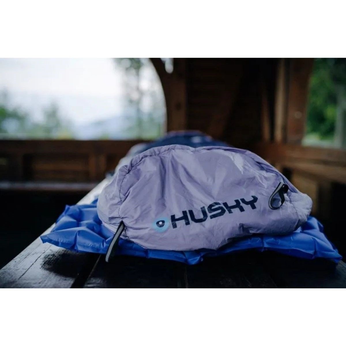 HUSKY DINIS LADIES -10C KUŞ TÜYÜ UYKU TULUMU (MAVİ/PEMBE)
