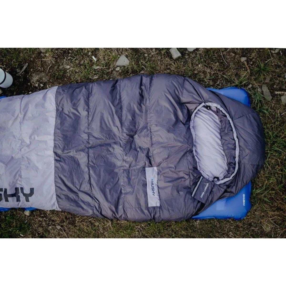 HUSKY DINIS LADIES -10C KUŞ TÜYÜ UYKU TULUMU (MAVİ/PEMBE)