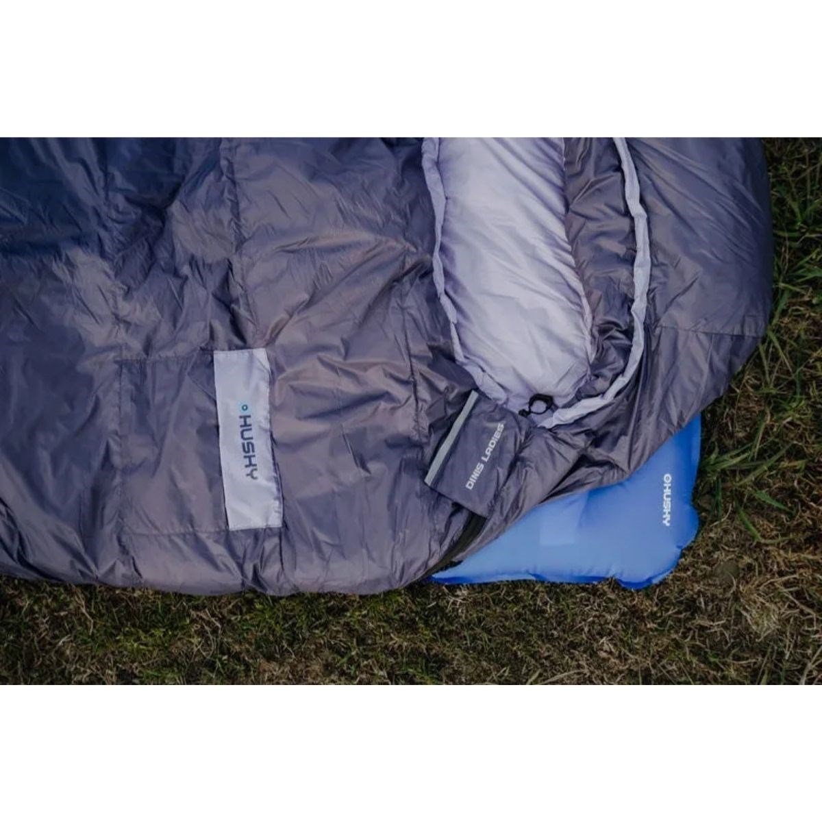 HUSKY DINIS LADIES -10C KUŞ TÜYÜ UYKU TULUMU (MAVİ/PEMBE)