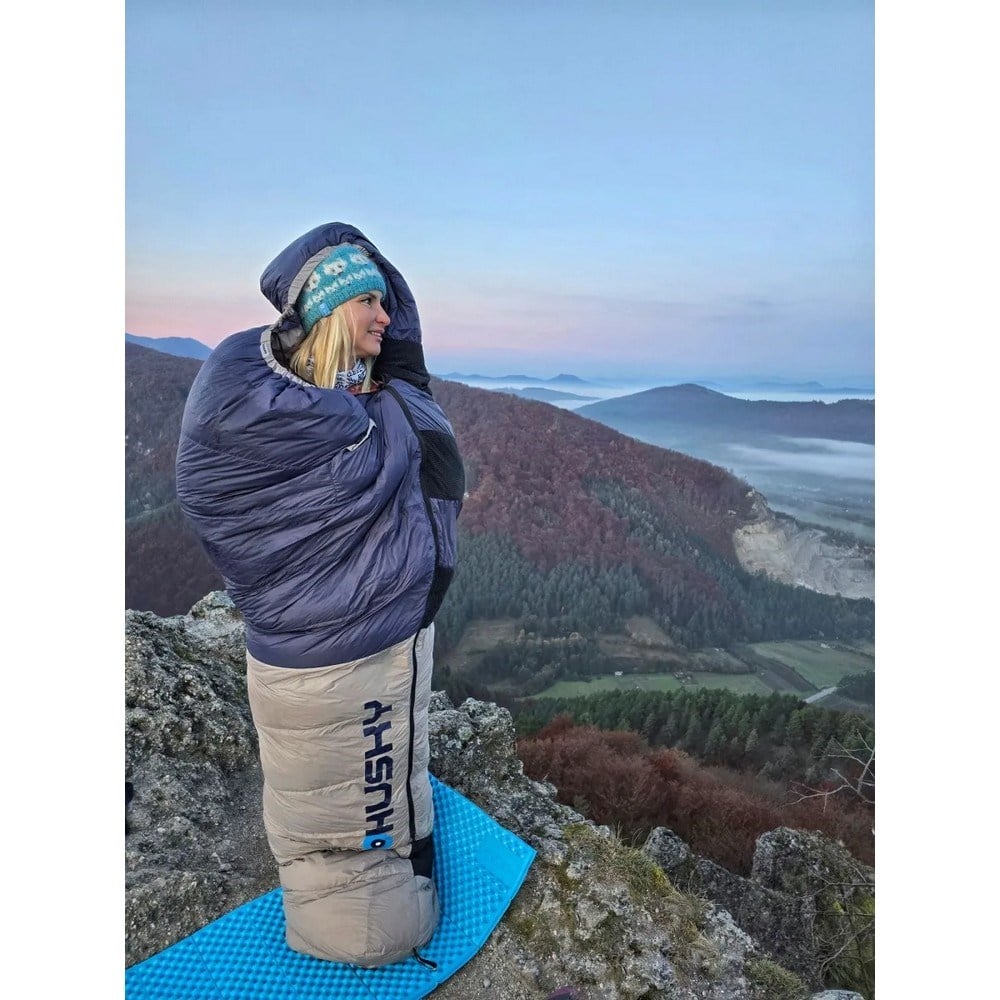 HUSKY Dopy -25C Kuş Tüyü Uyku T. (Mavi / Gri) | Husky Outdoor Türkiye