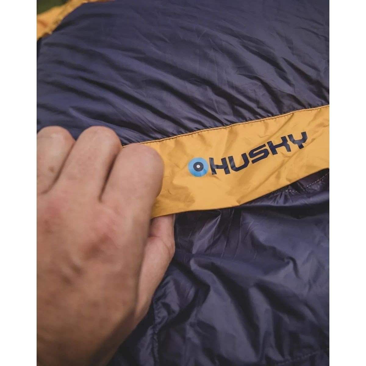 HUSKY DRAFY -20C KUŞ TÜYÜ UYKU TULUMU (MAVİ/TURUNCU)