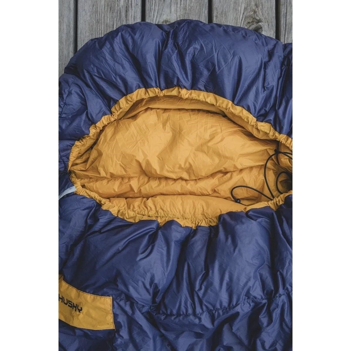 HUSKY DRAFY -20C KUŞ TÜYÜ UYKU TULUMU (MAVİ/TURUNCU)