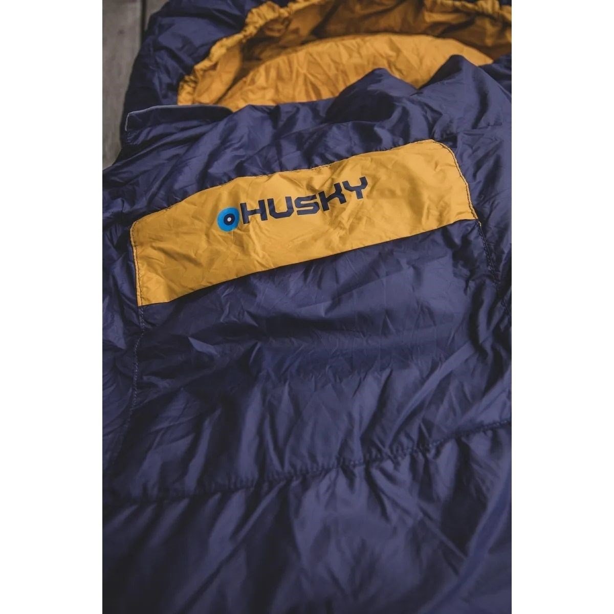 HUSKY DRAFY -20C KUŞ TÜYÜ UYKU TULUMU (MAVİ/TURUNCU)