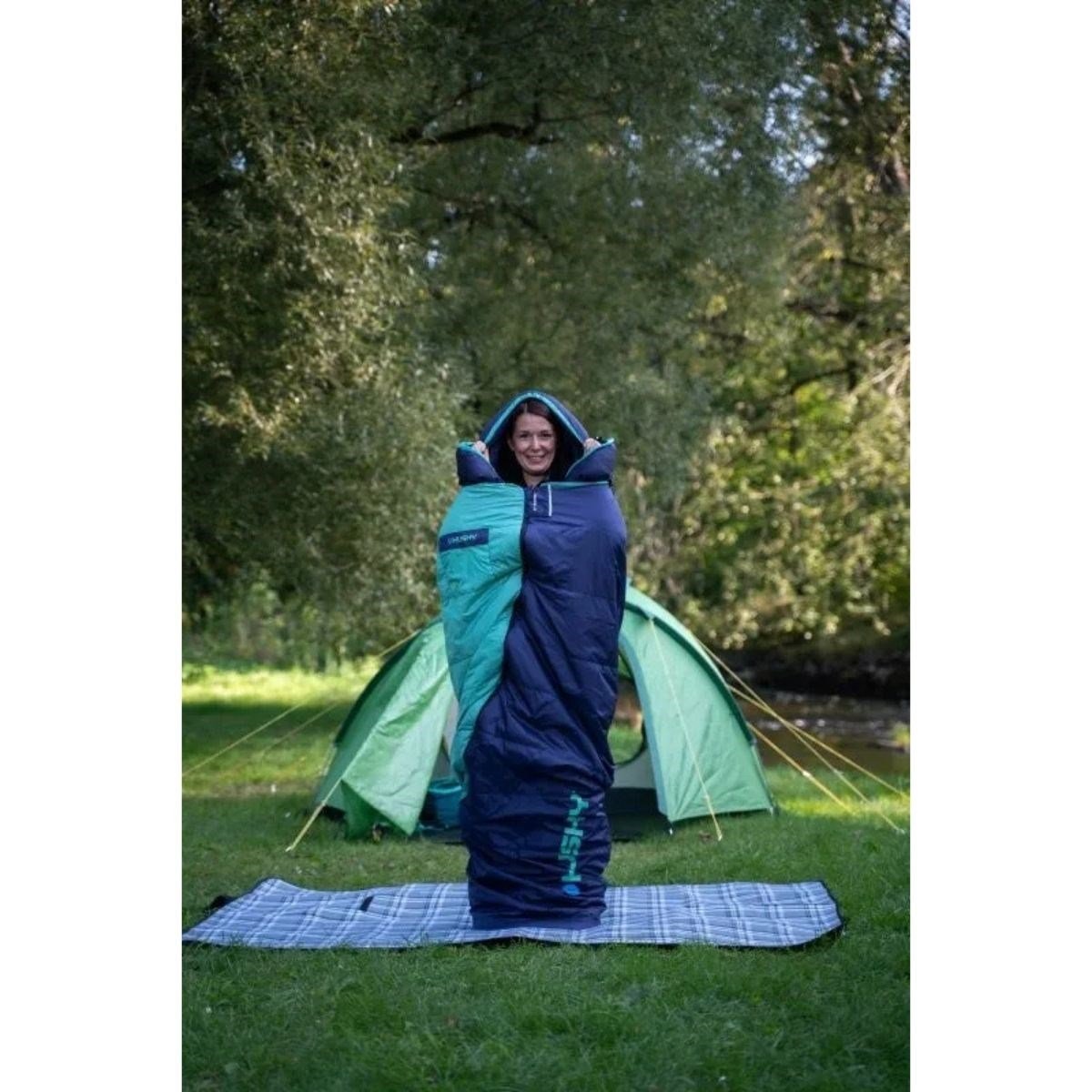 HUSKY ESPACE -5C UYKU TULUMU (MAVİ / NANE YEŞİLİ) | Husky Outdoor Türkiye