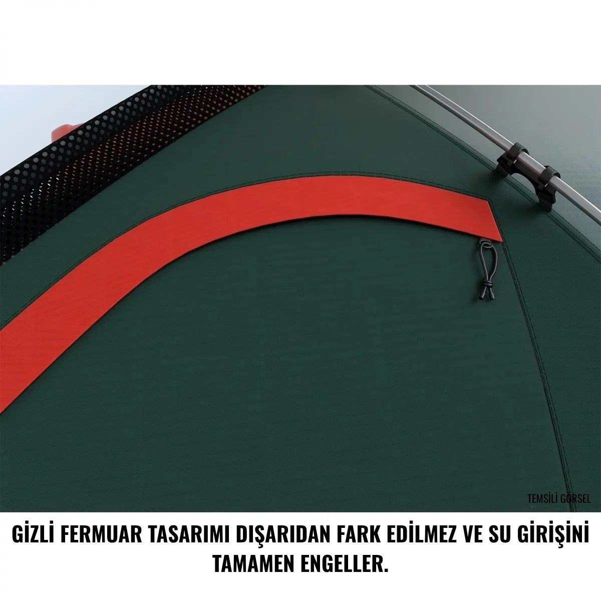 HUSKY FLAME 2 KİŞİLİK ÇADIR (KIRMIZI)
