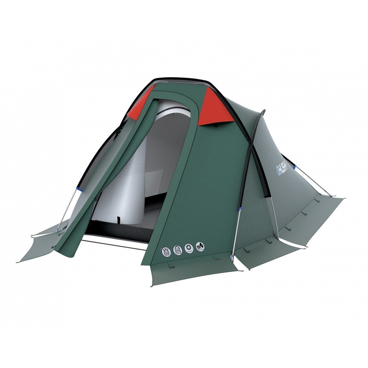 HUSKY FLAME 2 KİŞİLİK ÇADIR (YEŞİL) | Husky Outdoor Türkiye