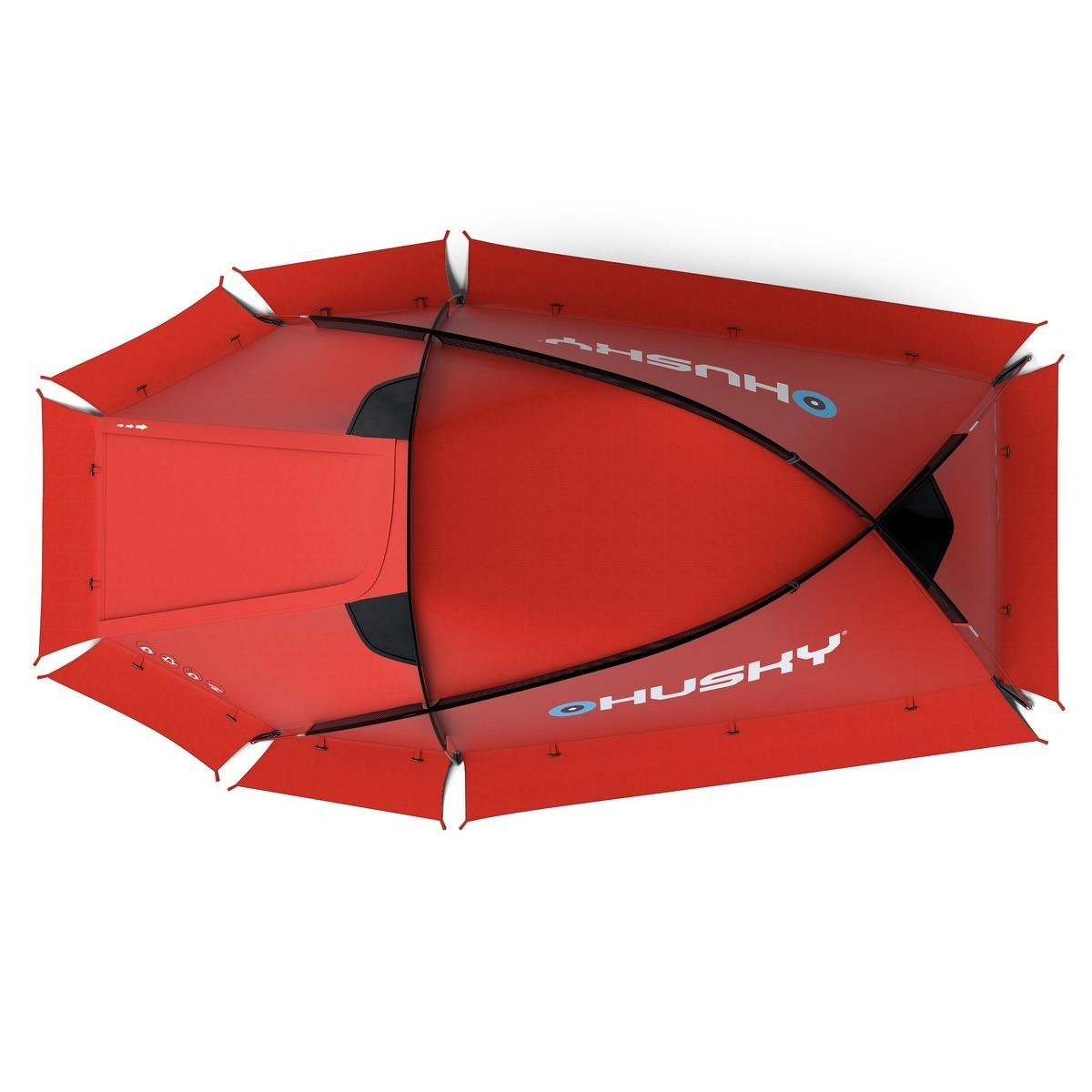 HUSKY FLAME TEK KİŞİLİK ÇADIR (KIRMIZI)