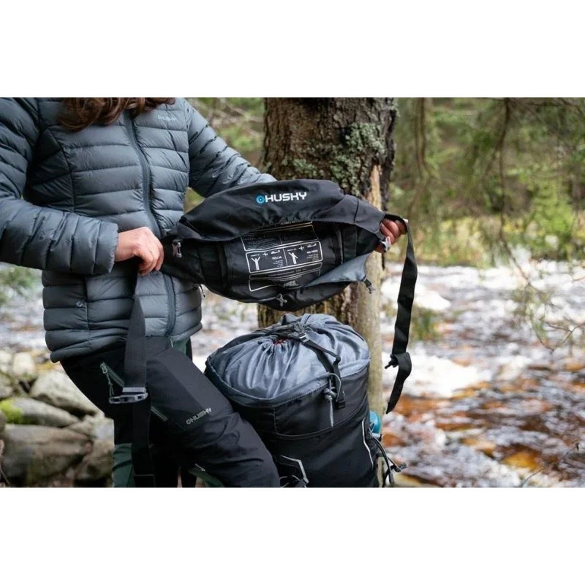 HUSKY RANIS 70 LT SIRT ÇANTASI (SİYAH) | Husky Outdoor Türkiye