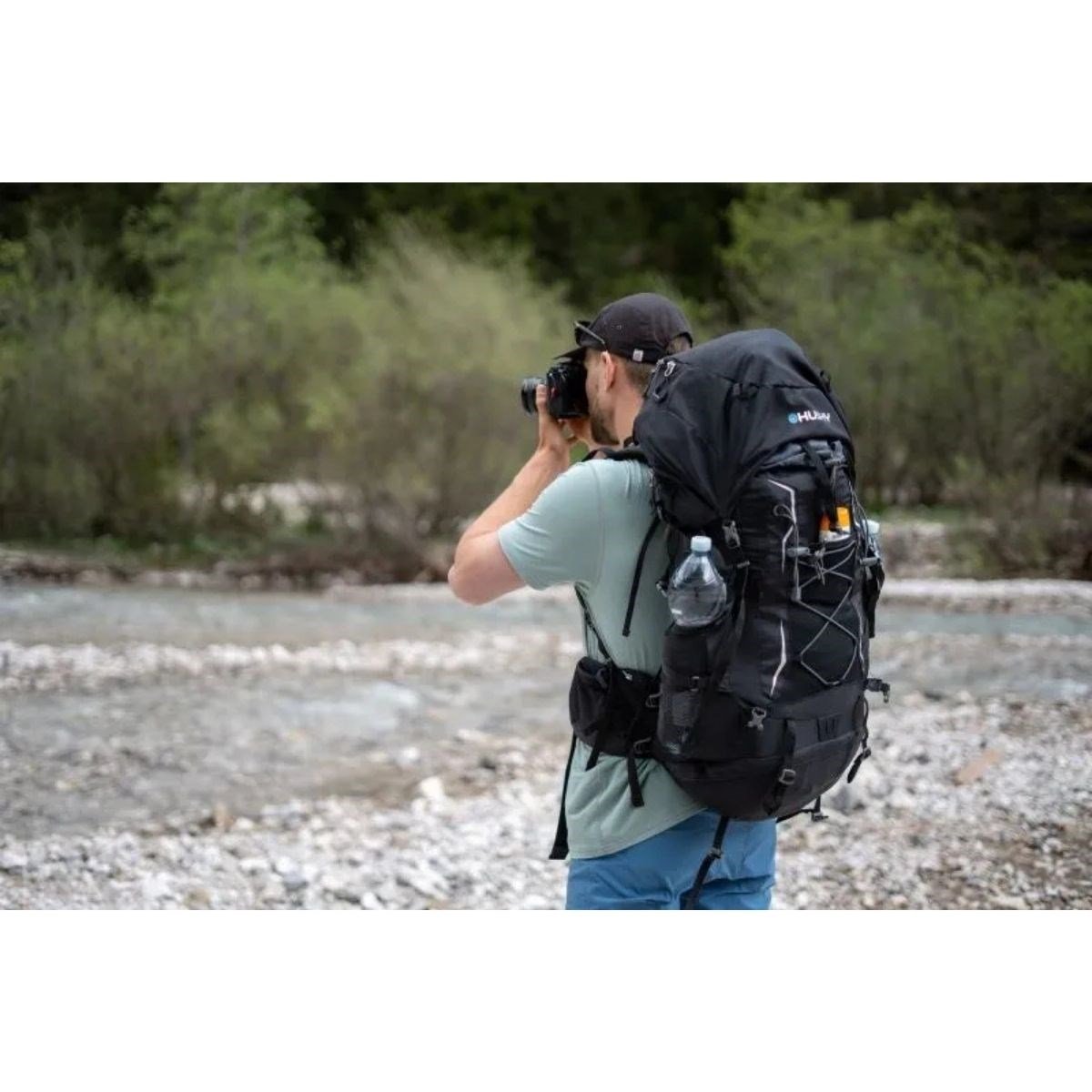 HUSKY Ribon 60 LT Sırt Çantası (Siyah) | Husky Outdoor Türkiye