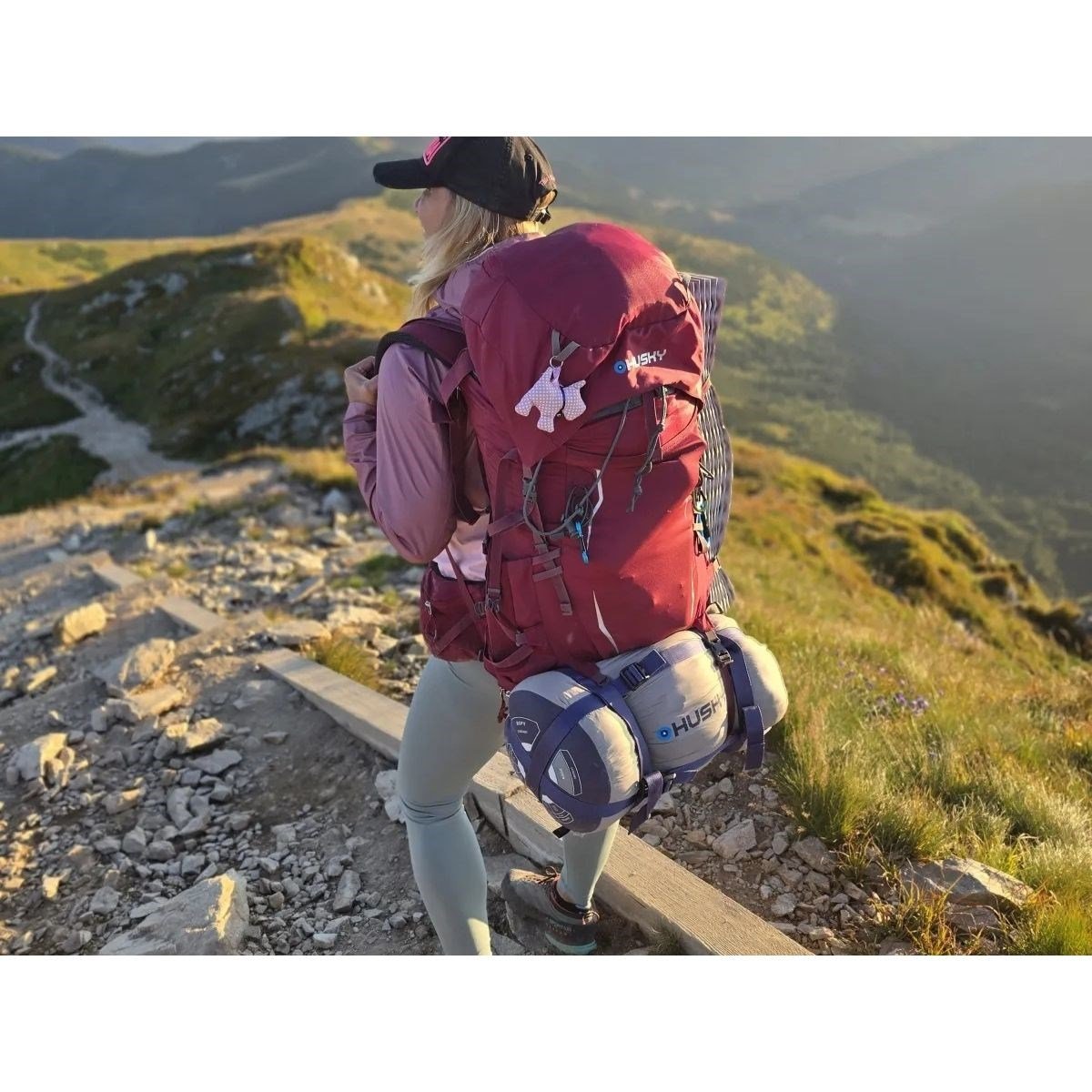 HUSKY Rony 50 LT Sırt Çantası (Bordo) | Husky Outdoor Türkiye