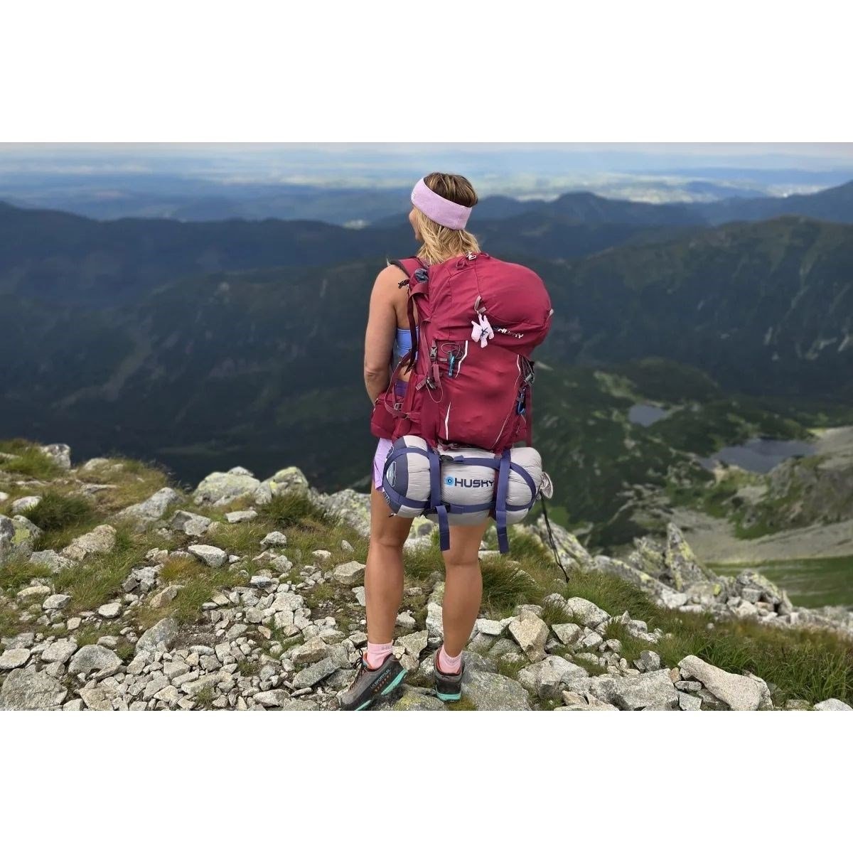HUSKY Rony 50 LT Sırt Çantası (Bordo) | Husky Outdoor Türkiye