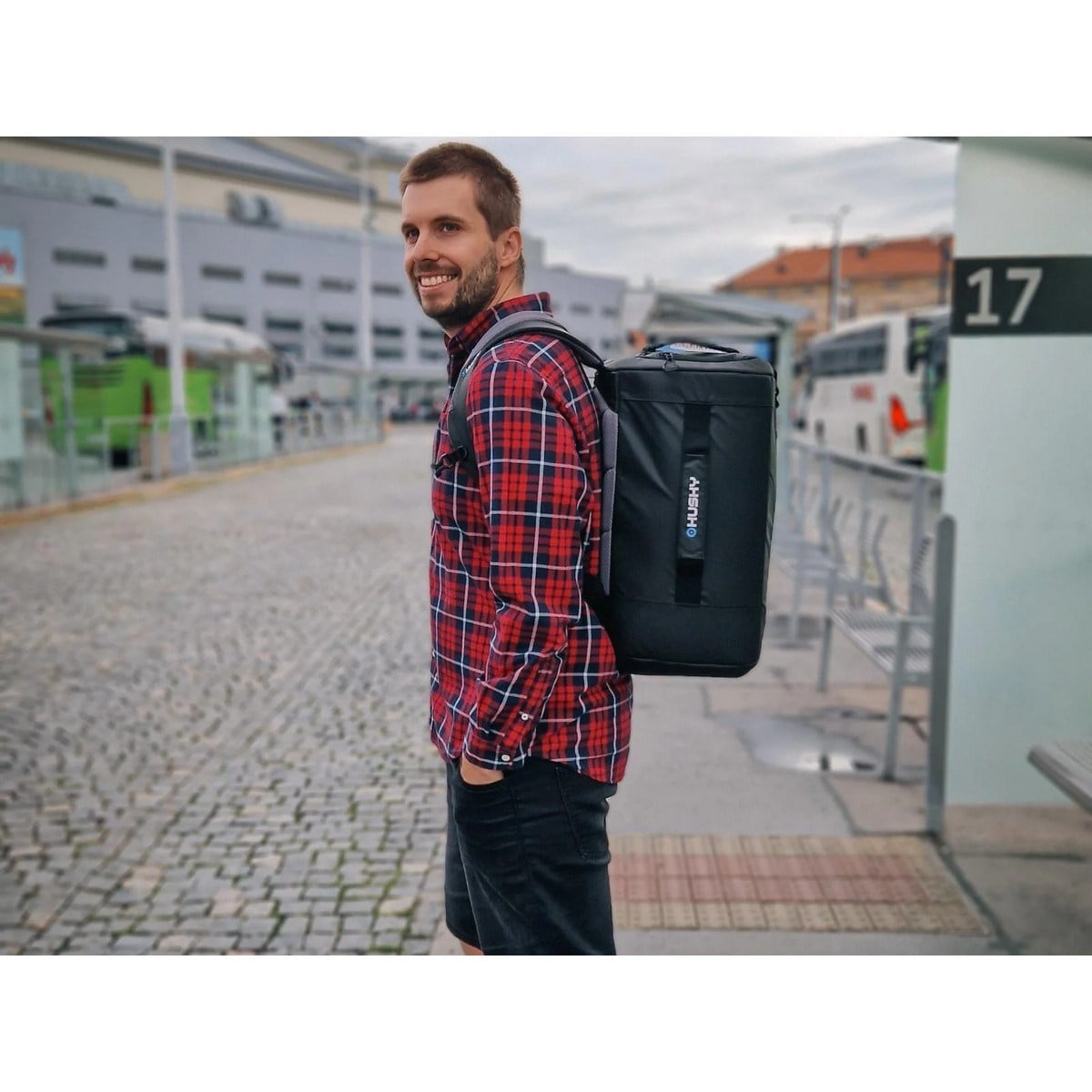 HUSKY TRUSSEL 60 LT SIRT ÇANTASI (SİYAH)