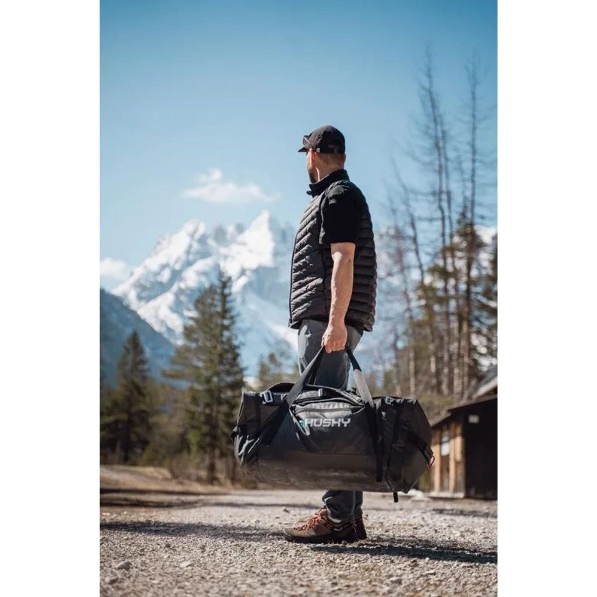 HUSKY TURNER 60 LT DUFFEL ÇANTA (SİYAH) | Husky Outdoor Türkiye