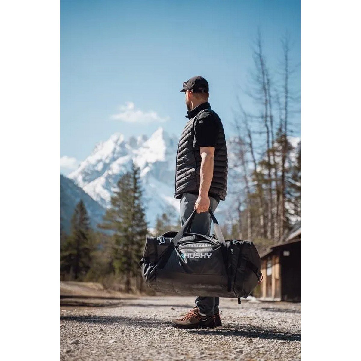 HUSKY TURNER 80 LT DUFFEL ÇANTA (SİYAH)