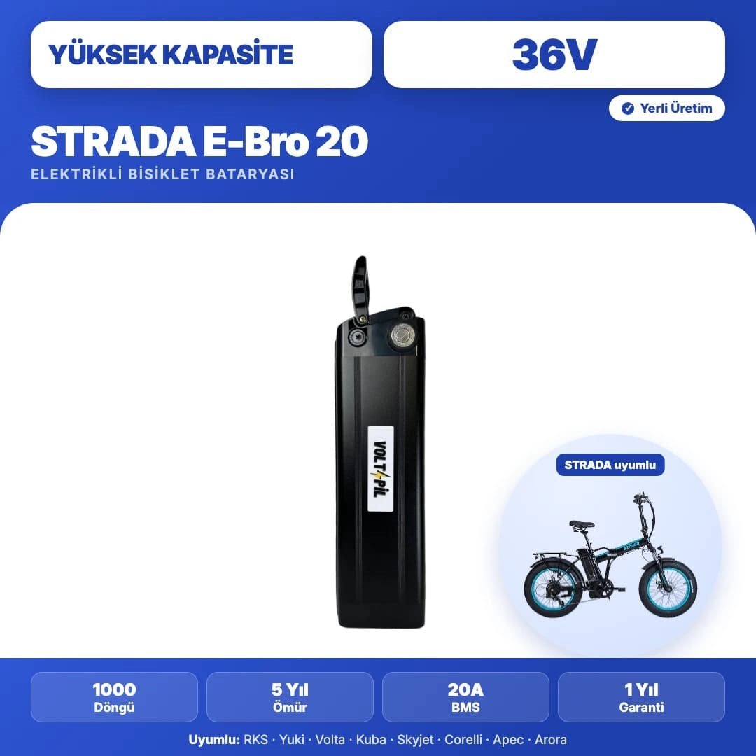 STRADA E-Bro 20 Batarya