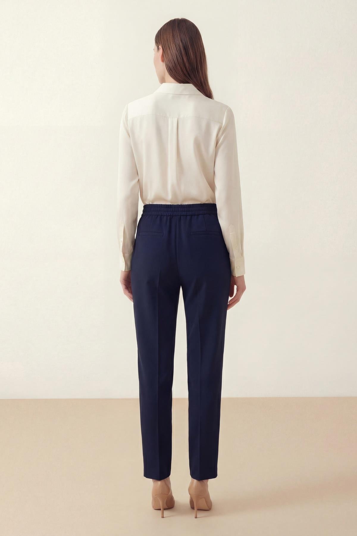 Tulin Beli Lastikli Comfort Pantolon LACİ