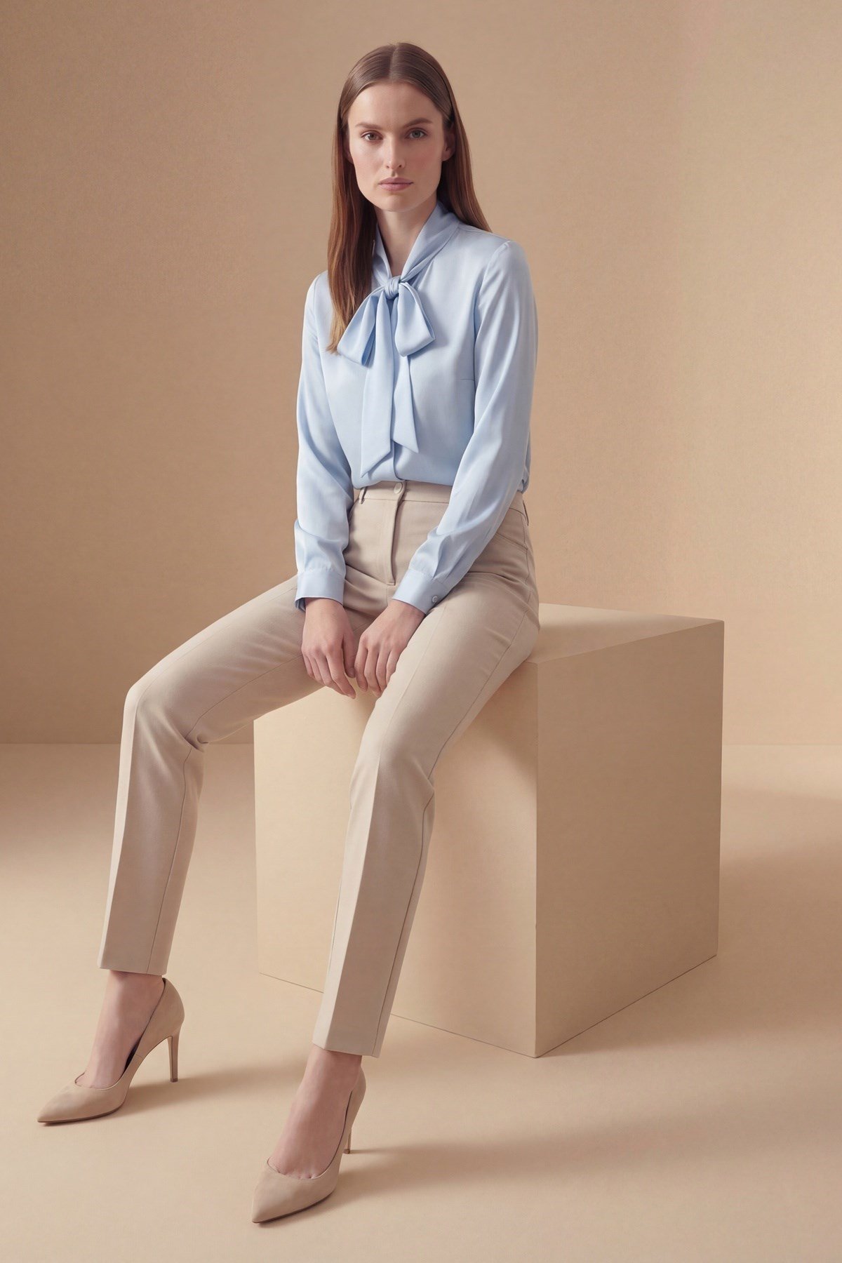 Tulin Cepli Basic Pantolon BEJ