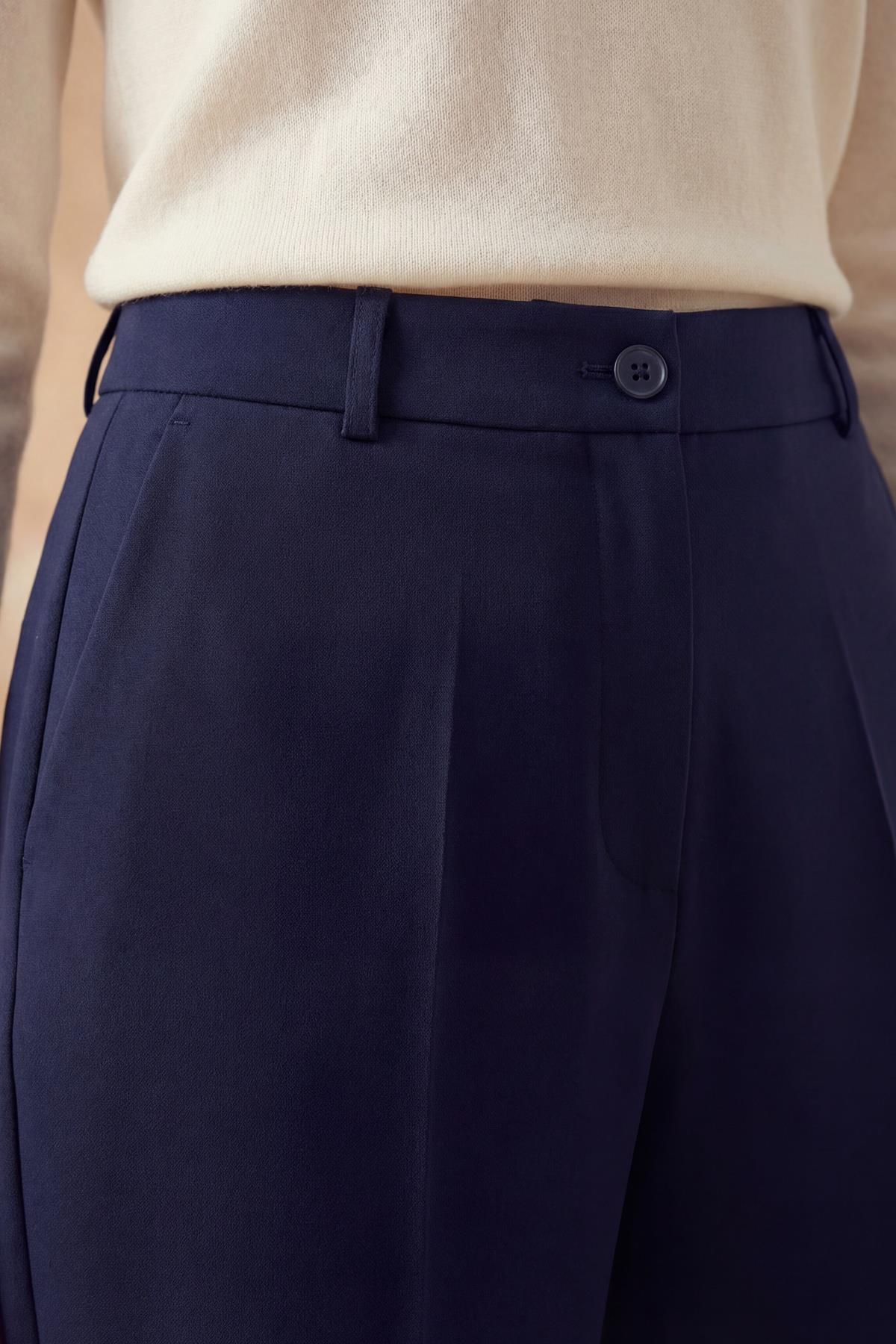 Tulin Yan Cep Basic Pantolon LACİ