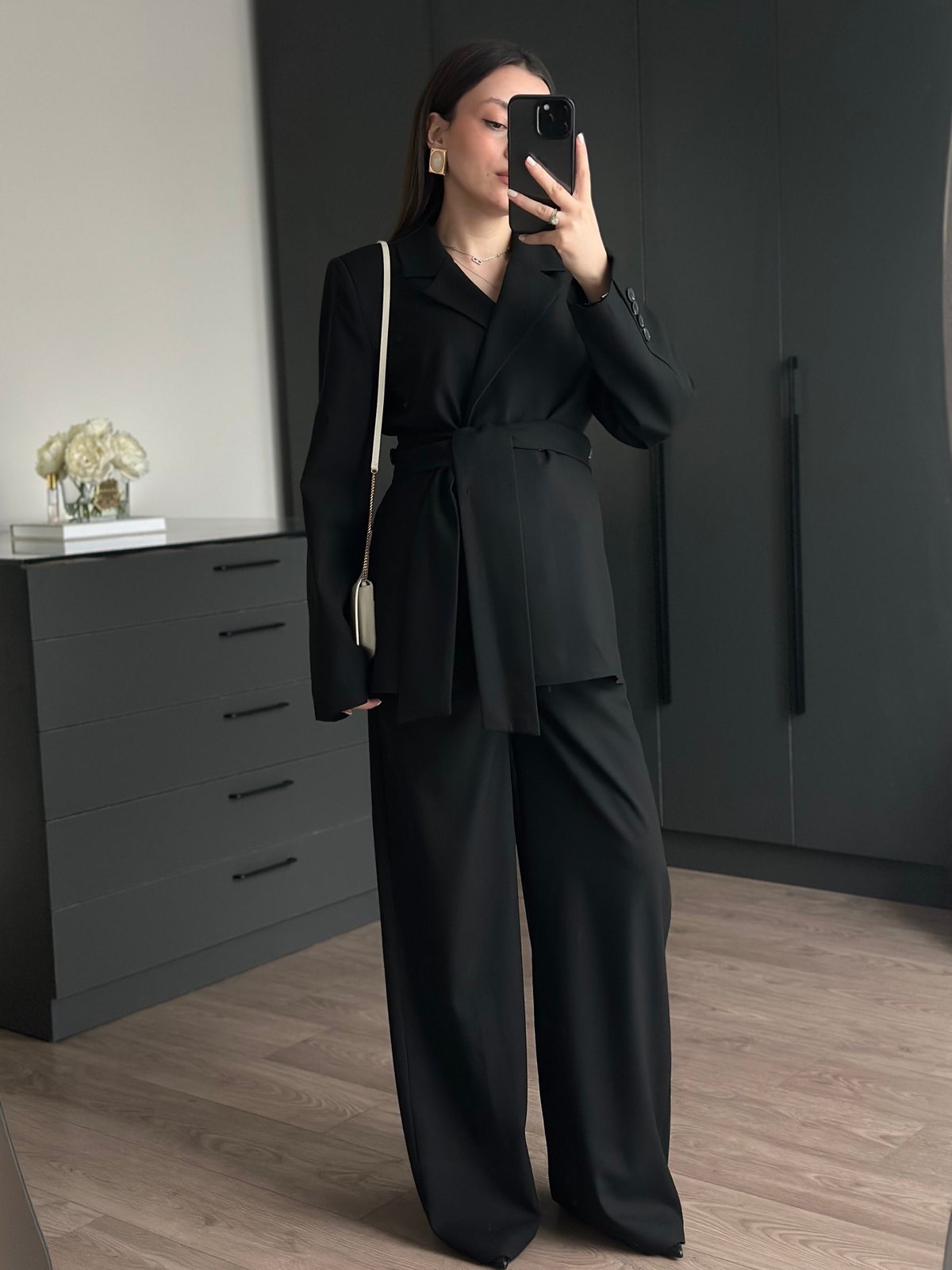 KEMERLİ BLAZER TAKIM