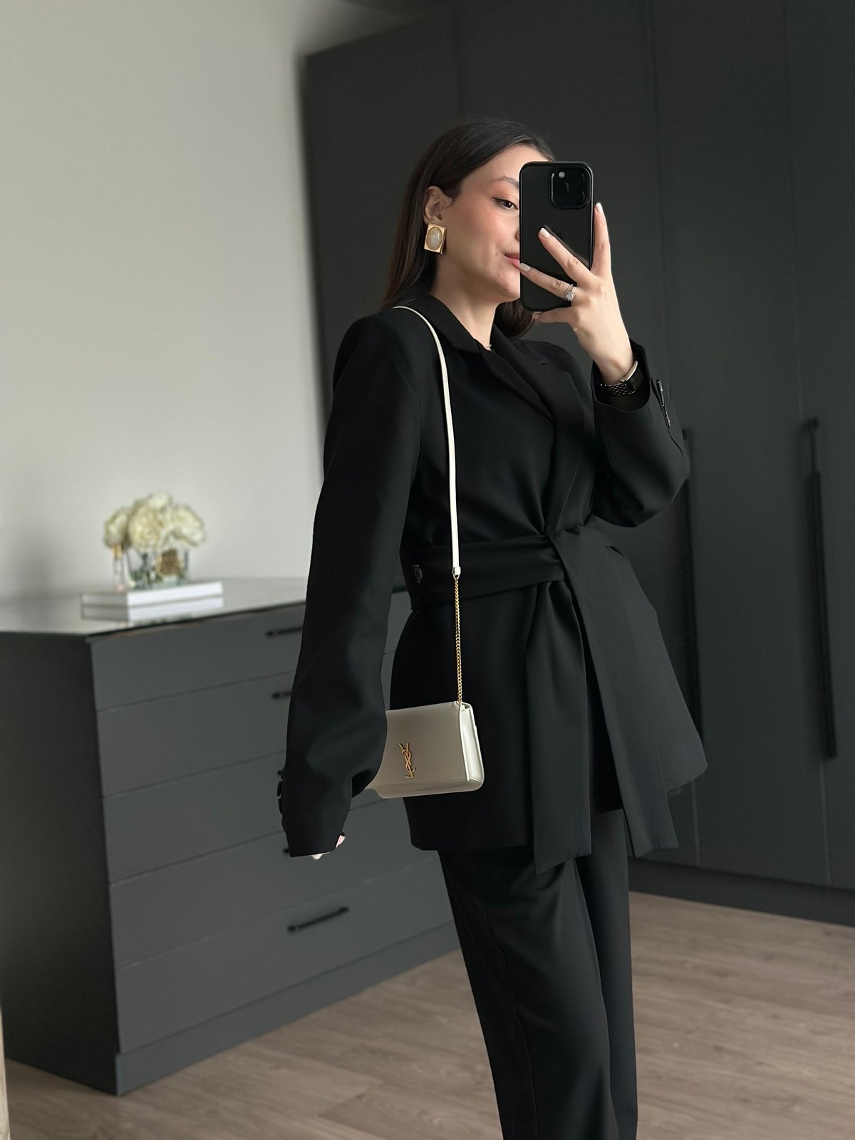 KEMERLİ BLAZER TAKIM
