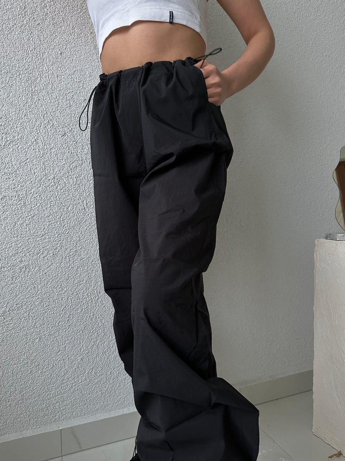 PARAŞÜT KUMAŞ JOGGER PANTOLON
