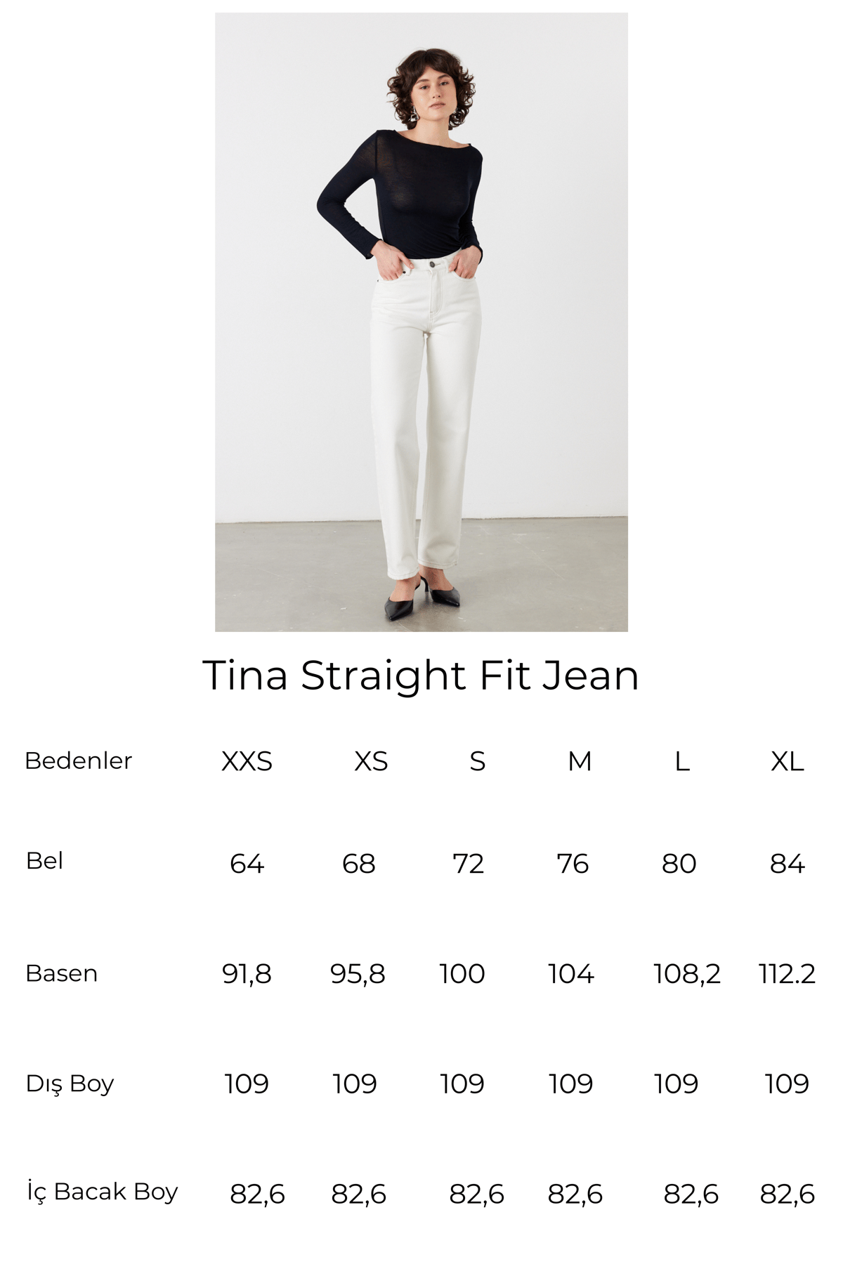 Tina Straight Fit Jean Mavi 6