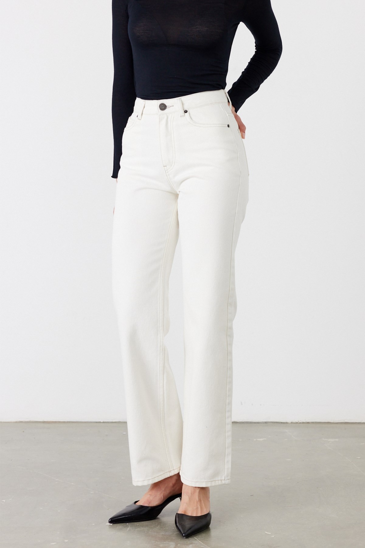 Tina Straight Fit Jean Mavi 3